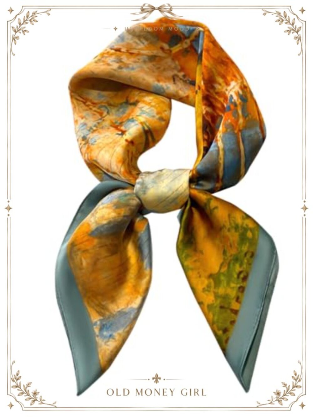 Satin Silk Feel Square Scarf 27.5" Hair Neck Bag Wrap Gift